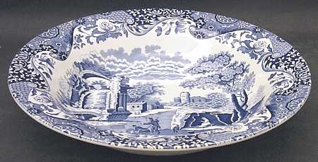 Blue Italian 11" Pasta Serving Bowl