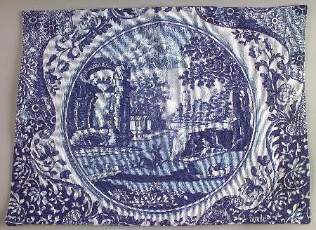 Blue Italian Tapestry Placemat