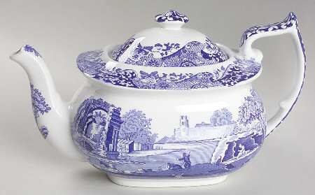 Blue Italian Mini Teapot & Lid by Spode