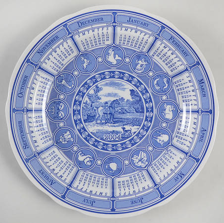 Blue Room Collection 2004 Calendar Plate