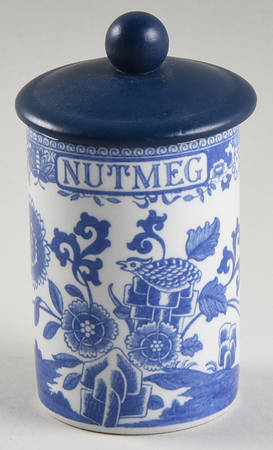 Blue Room Collection Nutmet Spice Jar & Lid
