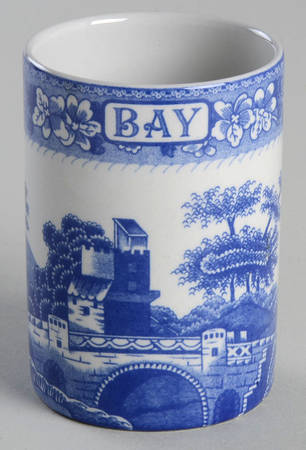 Blue Room Collection Bay Leaf/Leaves Spice Jar No Lid