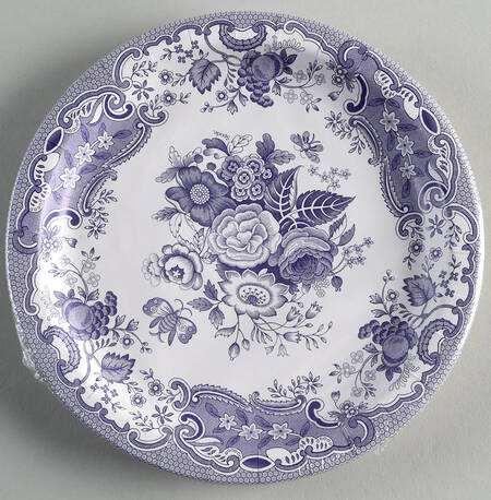 Blue Room Collection (Pack of 16) Paper Luncheon/Dessert Plates