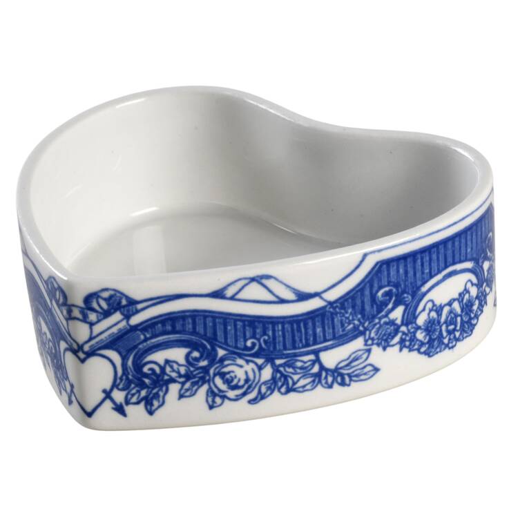 Blue Room Collection Heart Shape Box No Lid