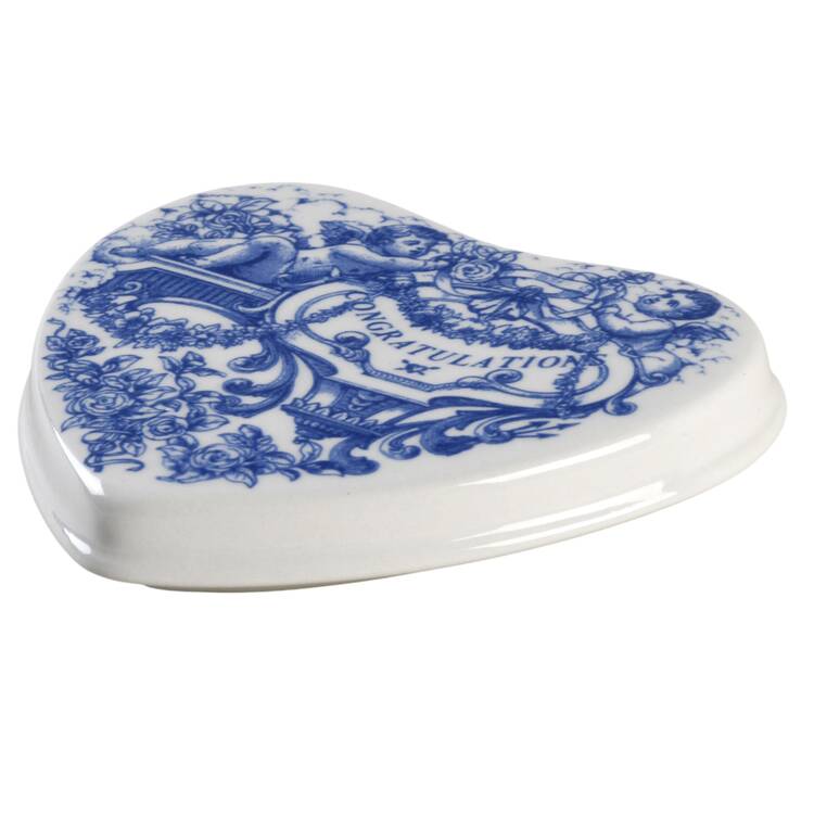 Blue Room Collection Lid for Heart Shape Box