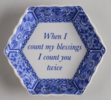 Blue Room Collection 5" Hexagonal Tray