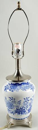 Blue Room Collection Electric Cookie Jar Lamp No Shade
