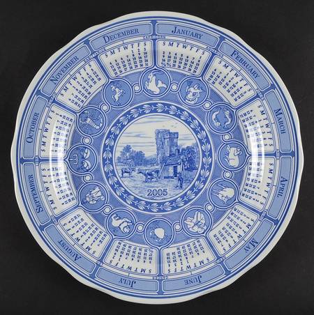Blue Room Collection 2005 Calendar Plate