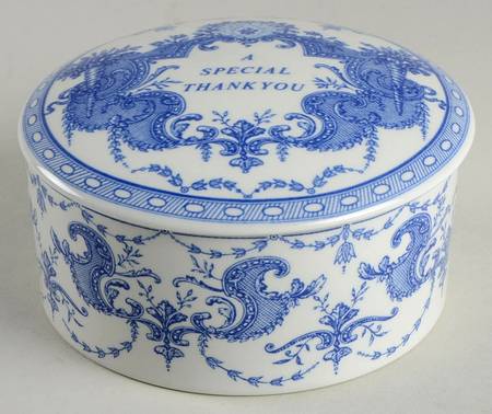 Blue Room Collection 4" Round Box & Lid