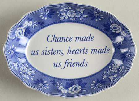 Blue Room Collection 6" Oval Tray
