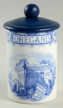 Blue Room Collection Oregano Spice Jar & Lid