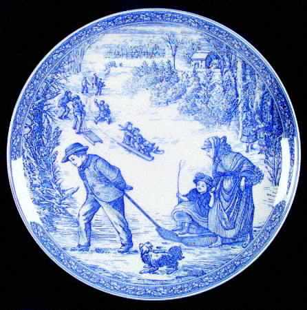 Victorian Annual Christmas 1997 Annual Christmas Plate