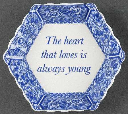 Blue Room Collection 5" Hexagonal Tray