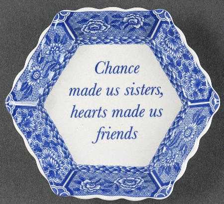 Blue Room Collection 5" Hexagonal Tray