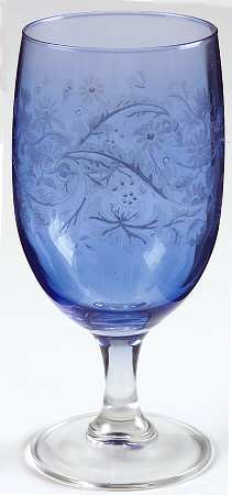 Blue Room Collection 16 Oz Glassware Goblet