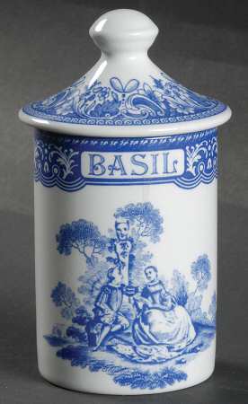 Blue Room Collection Spice Jar Set Individual Jar & Lid