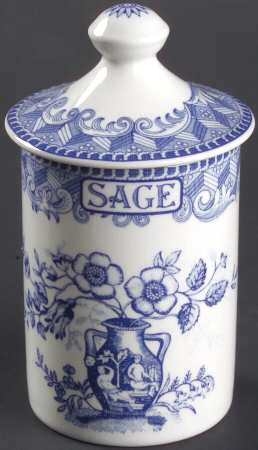 Blue Room Collection Spice Jar Set Individual Jar & Lid