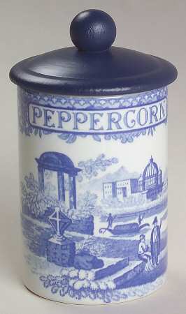 Blue Room Collection Peppercorn Spice Jar & Lid