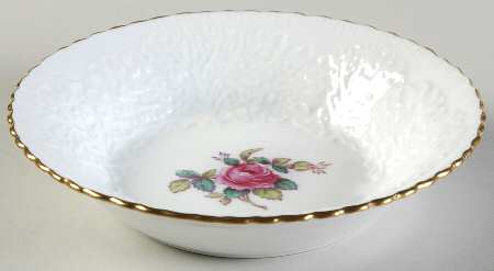 Bridal Rose (Gold Trim) Fruit/Dessert (Sauce) Bowl