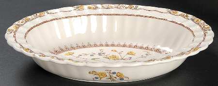 Buttercup (Older Backstamp) 10" Oval Vegetable Bowl by Spode