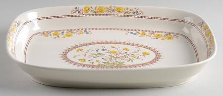 Buttercup (Newer Backstamp) 14" Rectangular Baker by Spode