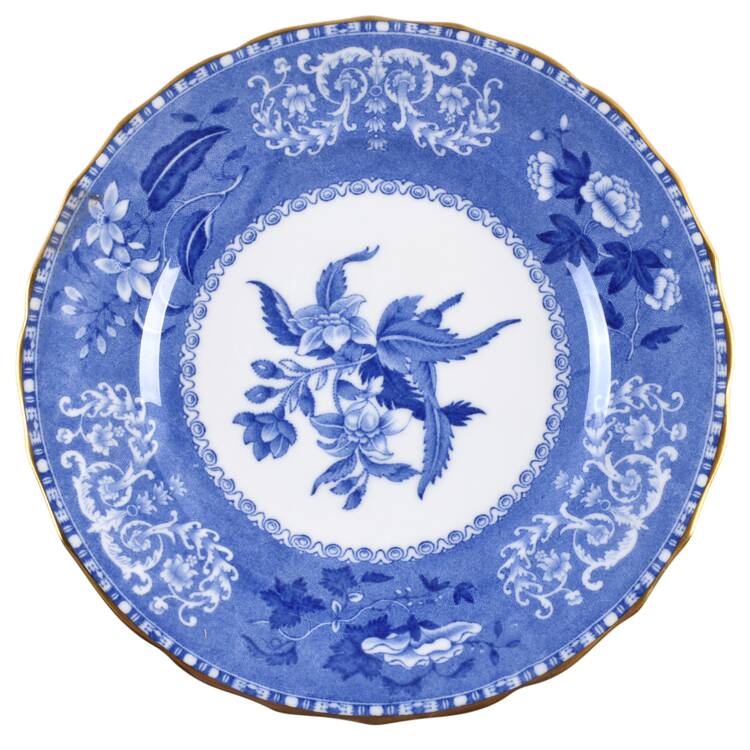 Camilla Blue (Bone, Scalloped) by Spode