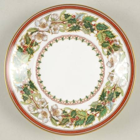 Christmas Rose Saucer