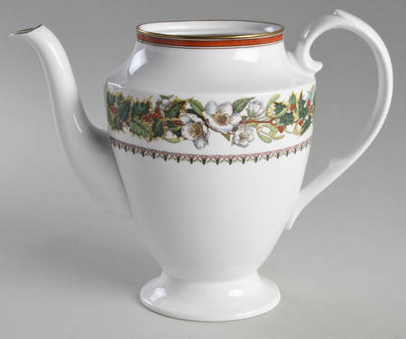 Christmas Rose Coffee Pot No Lid by Spode