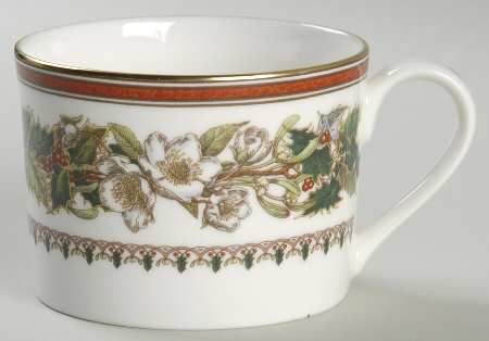 Christmas Rose Flat Cup by Spode