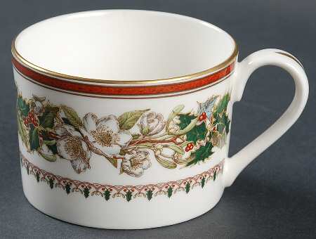 Christmas Rose Flat Cup by Spode