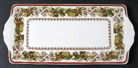Christmas Rose Large Sandwich Tray by Spode