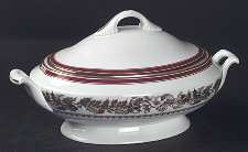 Christmas Rose Oval Covered Vegetable by Spode
