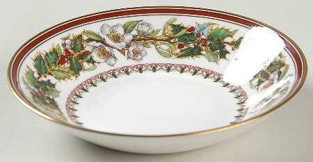 Christmas Rose Fruit/Dessert (Sauce) Bowl