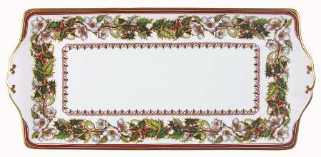Christmas Rose Large Sandwich Tray by Spode