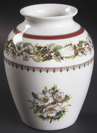 Christmas Rose 5" Vase