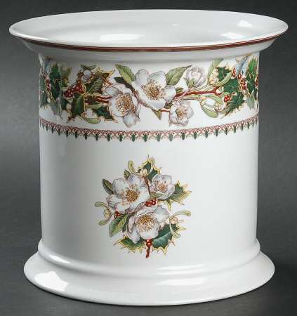 Christmas Rose Cookie Jar No Lid by Spode