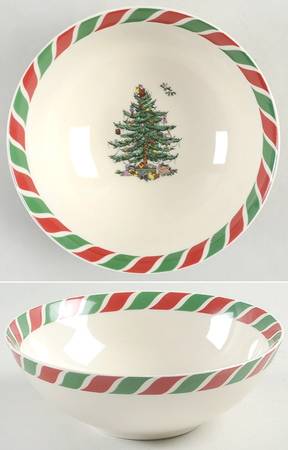 Christmas Tree 6" Candy Cane Candy Bowl