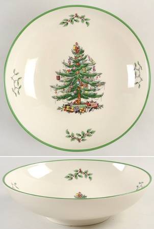 Christmas Tree 9" Individual Pasta Bowl
