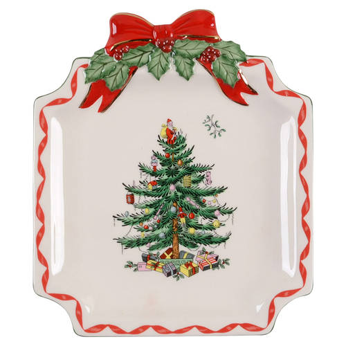 Christmas Tree Canape Plate