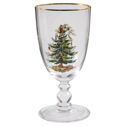 Christmas Tree 16 Oz Glassware Goblet