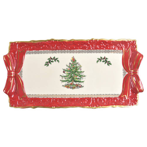 Christmas Tree 15" Sandwich Tray