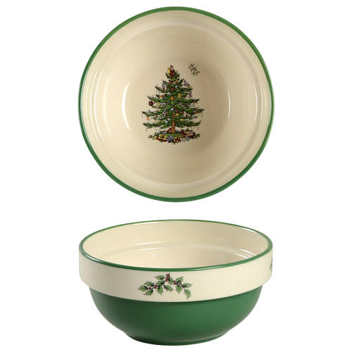 Christmas Tree Stackable Soup/Cereal Bowl - Set of 4