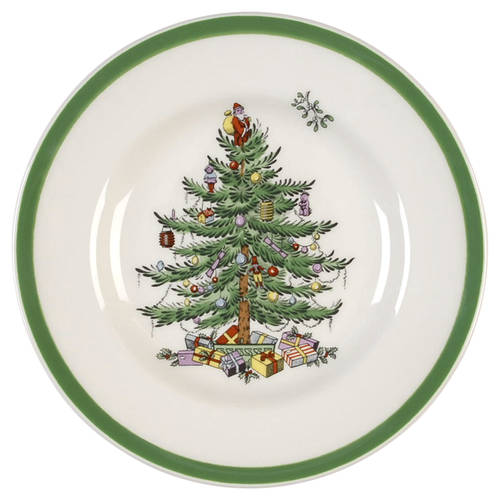 Christmas Tree Bread & Butter Plate