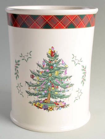 Christmas Tree China Waste Basket