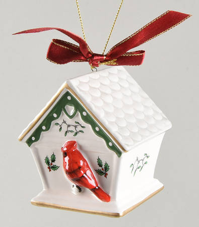 Christmas Tree Ornaments Birdhouse - No Box