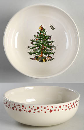 Christmas Tree Soup/Cereal Bowl