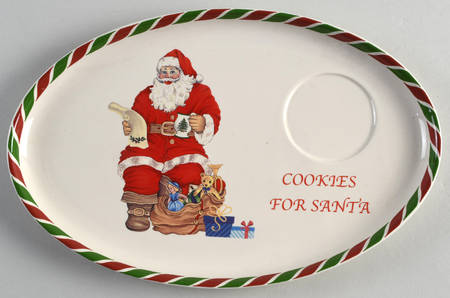 Christmas Tree Cookies for Santa Tray