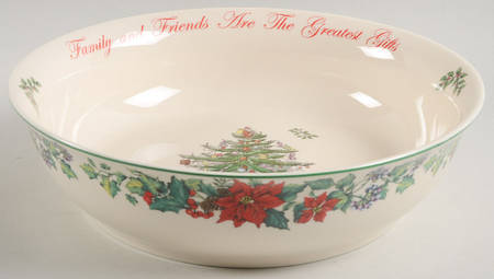 Christmas Tree 10" Annual Round Serving Bowl