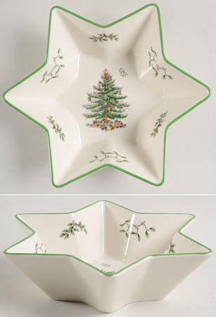 Christmas Tree Star Shaped Bowl