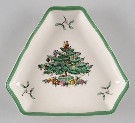 Christmas Tree 5" Triangular Tray
